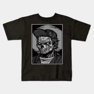 Zombie Portrait Kids T-Shirt